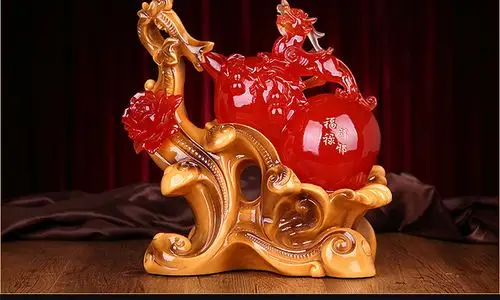 葫芦工艺品树脂仿玉貔貅摆件花卉装饰婚庆礼品创意地摊跑江湖热卖