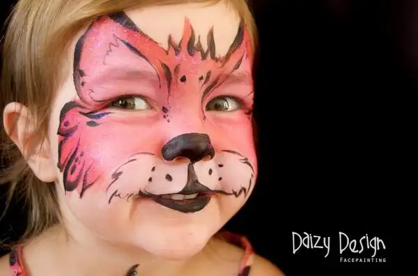 christy lewis可爱精致的面部彩绘艺术