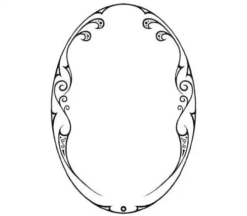 复古画框简笔画