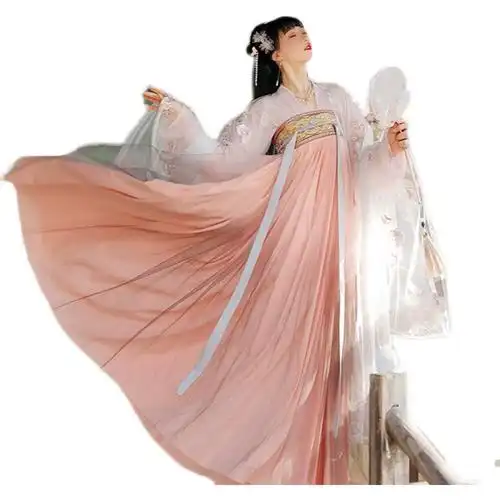 租赁初瑶中国风仙气飘逸学生古装樱花古风齐胸襦裙女汉服