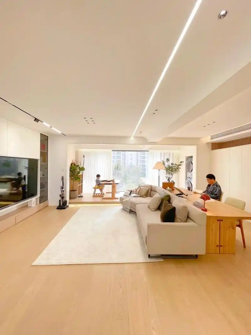 2023年流行的客厅和书房一体式设计