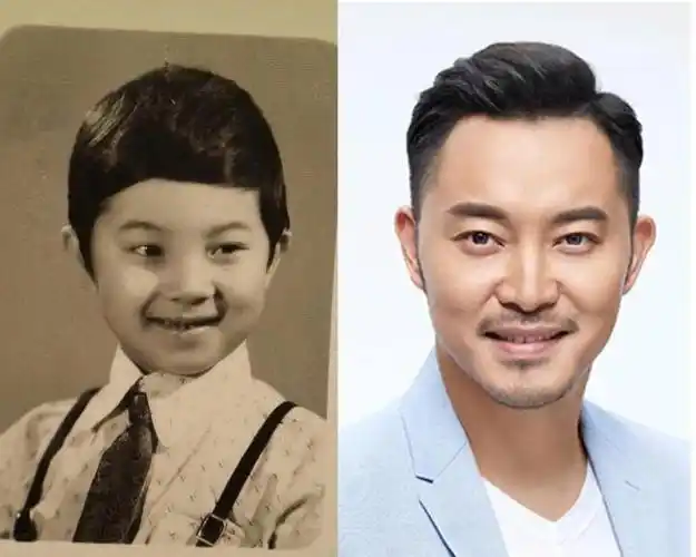 沈腾和沙溢年轻的时候有多帅(一线明星童年对比照)(6)