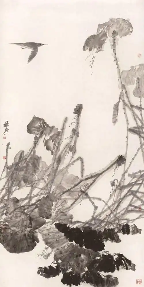 刘海勇的大写意花鸟画