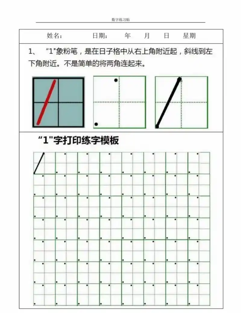 想要的可以留言下载原图73#数字书写模板#原图  - 抖音
