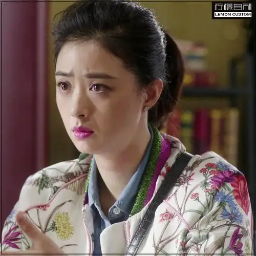 继承人蒋欣汤宁明星同款韩版长袖百搭印花棒球服夹克短款外套女潮_7折