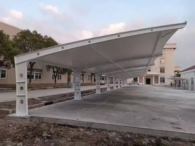 锦州膜结构自行车棚简易钢结构车棚全国可安装