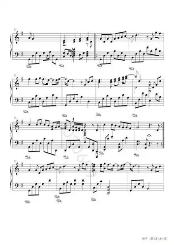 《蜗牛 周杰伦》纯音乐钢琴曲