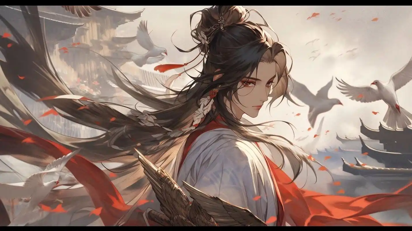 ai绘画/天官赐福 太子悦神图