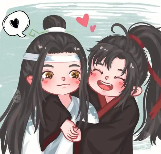 魔道祖师蓝湛魏婴忘羡卡通情侣头像