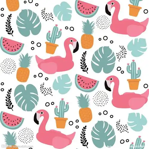 植物无缝印花图案设计图__背景底纹_底纹边框_设计图库_昵图网nipic.