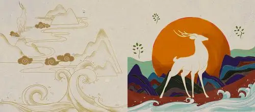 书籍装帧鹿王本生图