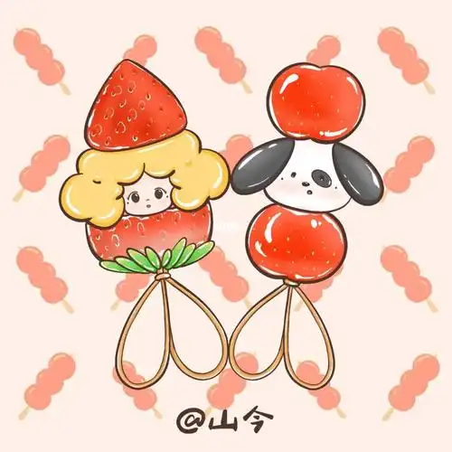 原创插画|秋冬限定款冰糖葫芦95