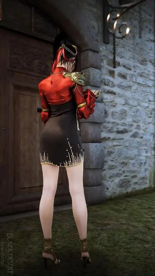 《黑色沙漠》【心得】 女忍 草乌服装 服装染色串