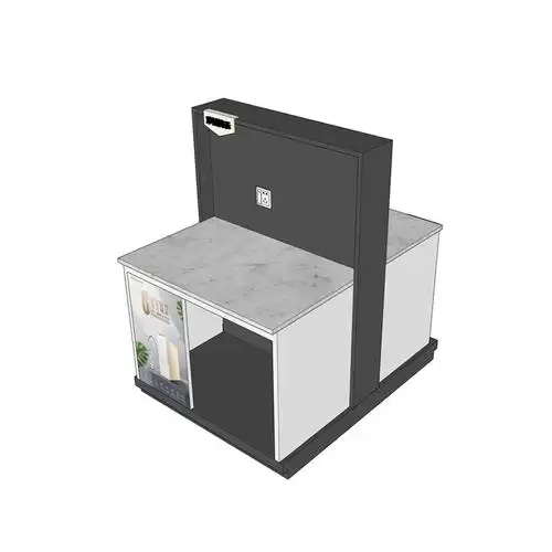 家具>特殊家具>展示柜>企宜购>【灰白版】新版净水器中岛陈列台-3>