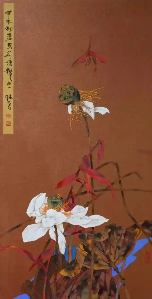 「津门网」郭继英:重彩画的随类赋彩