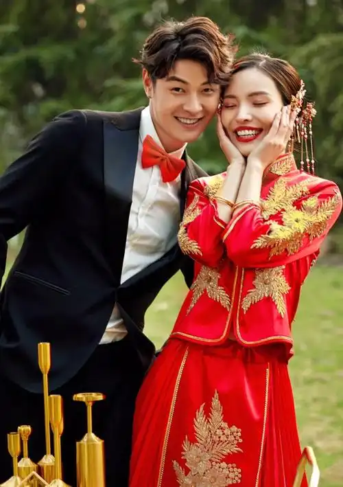 清新又俏皮的新中式婚纱照-长治大台北婚纱摄影-wed114结婚网