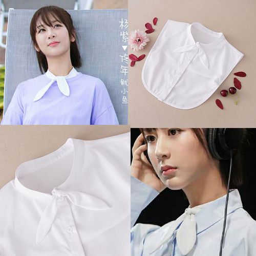 杨紫同款兔耳朵假领子佟年衬衣女士衬衫假衣领减龄装饰打底假衣领