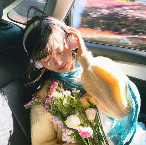 wechat小清新气质春天女生头像