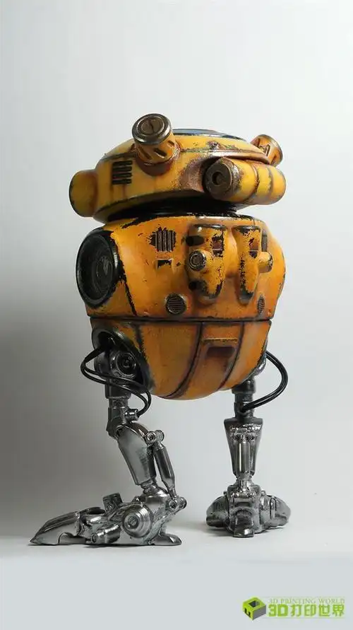 埃迪——一个呆萌的3d打印蒸汽朋克风机器人