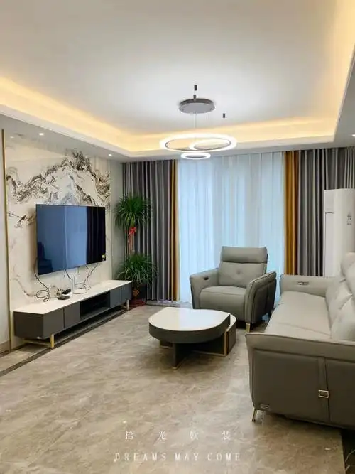 客厅选什么样的窗帘配色好看