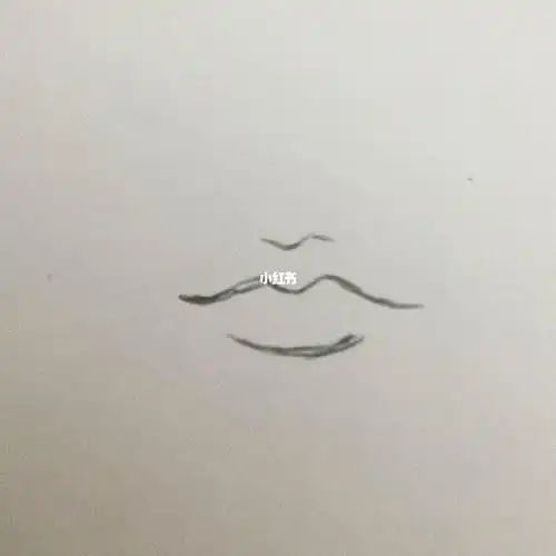 铅笔画|简笔画|嘴唇画法简笔画铅笔画阴影高光唇形简笔画教程