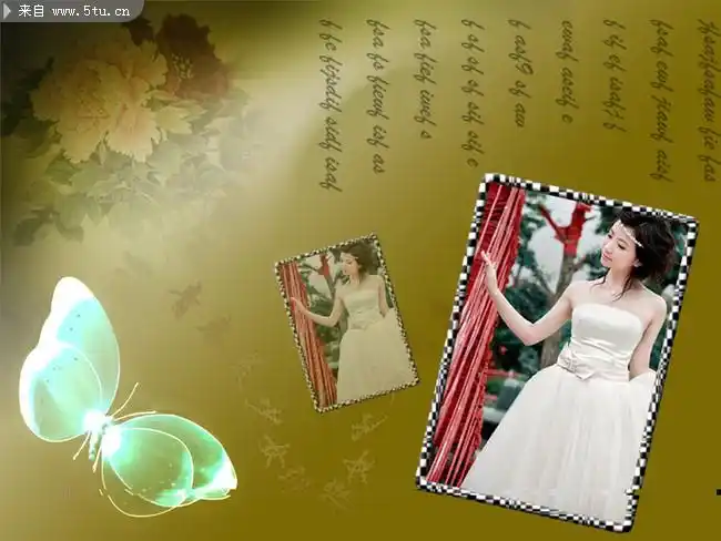 原创女孩个人写真模板