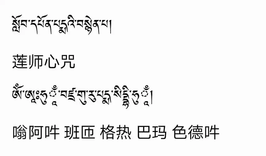 晨间日记61莲师心咒