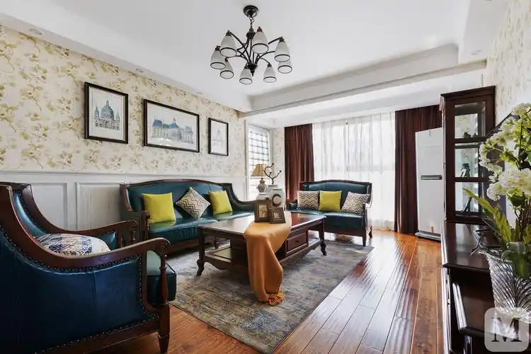 1万112㎡美式三房装修◣乱世佳人◥130㎡美式风格-红星美凯龙家装效果