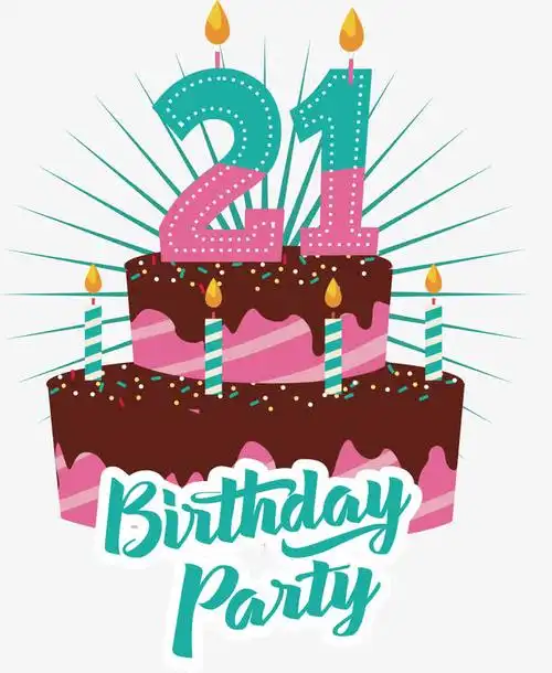 21岁生日蛋糕