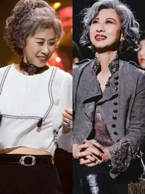 叶倩文亲身示范:白发不染,不穿老年装,到老都没"大妈感"|发型|短发