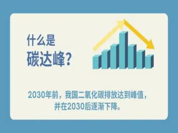 碳达峰的意思是指的是在某一个时点,二氧化碳的排放不再增长达到峰值
