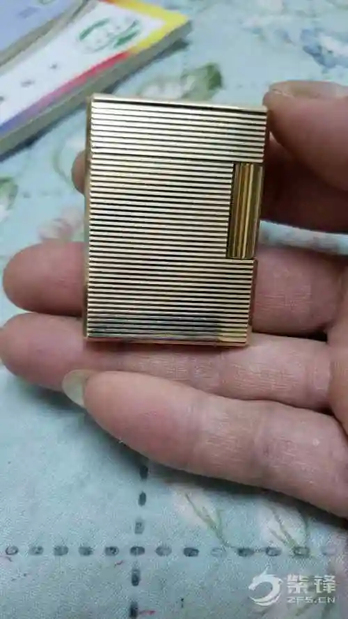 都彭l1小号横纹镀金气体机-气体机拍卖转让紫锋-zippo打火机爱好者