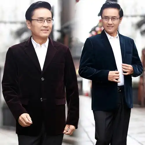 儿子结婚女儿出嫁婚礼爸爸穿专用衬衫枣红色格子长袖男上衣岳父装