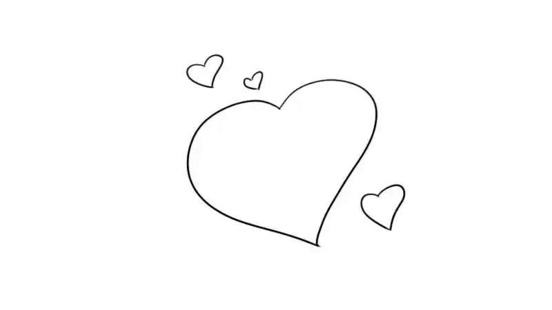 简单易学的简笔画教程感恩节爱心翅膀简笔画如何简笔画心形爱心简笔画