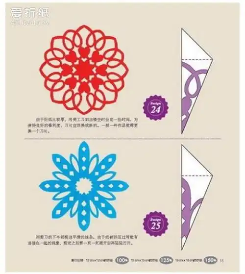 八种窗花剪纸图案 手工制作窗花的剪纸方法- www.aizhezhi.com