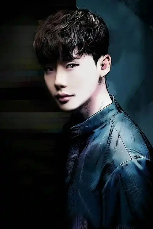 w两个世界李钟硕韩孝周男神女神手绘q版