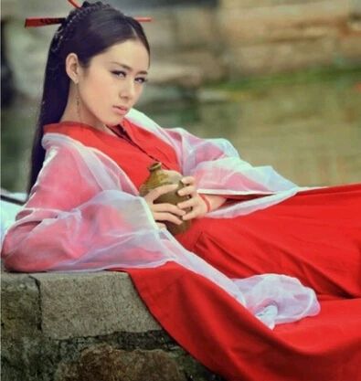 新款影视笑傲江湖东方不败古装服装红色大侠款演出服装花千骨女装