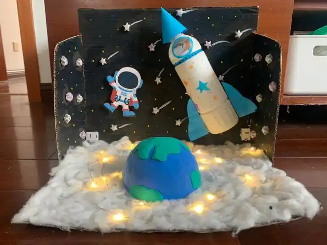 幼儿园太空主题手工大赛