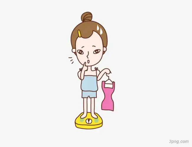 可爱小女孩量体重