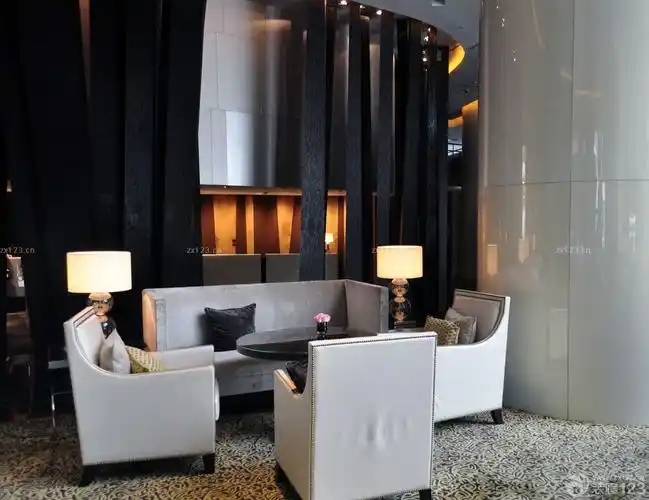 最新董事长办公室接待区装修案例_设计456装修效果图