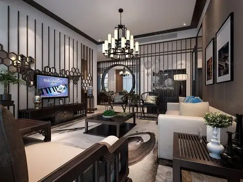 新中式装修客厅效果图