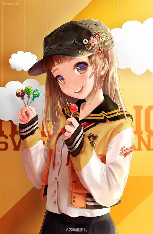 a区吃货专属你想吃颗棒棒糖吗动漫图片20p