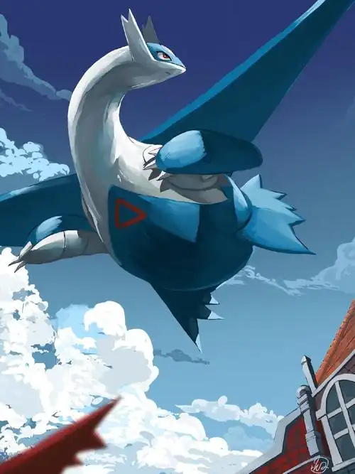 精灵宝可梦精美特写手绘插画图片