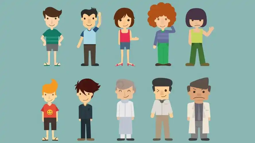 50款免费卡通人物设计矢量素材(1)ppt