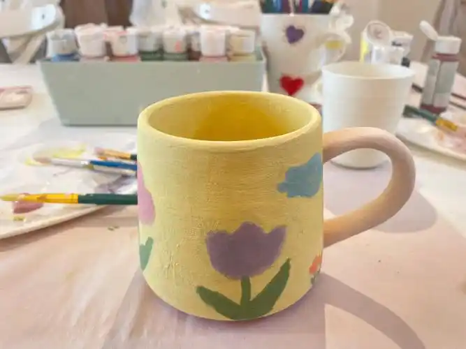 珀斯周末手工手绘陶艺杯