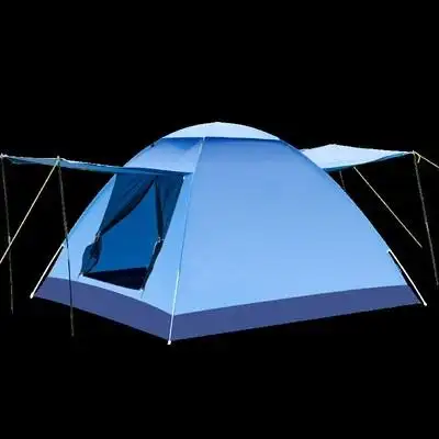 帐篷户外3-4人全自动防暴雨加厚双人2单人防雨露营野营野外账蓬 - 束