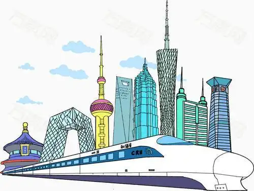 和谐号儿童简笔画