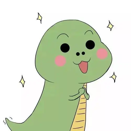 小恐龙情侣头像图片