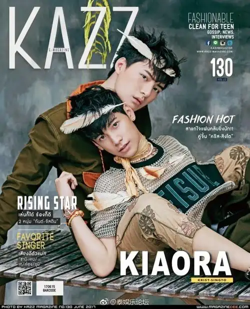 泰国杂志写真#【泰国杂志《kazz》2017年6月刊封面人物:@singto_news