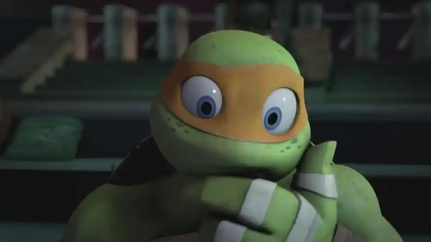 我敢说米开朗琪罗一个人支撑起忍者龟全部喜剧部分哦这可爱到炸的小